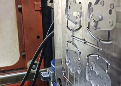 overmolding mold for metal parts