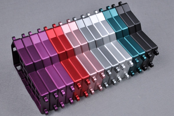 Different anodized aluminum colors - anodized aluminum parts service